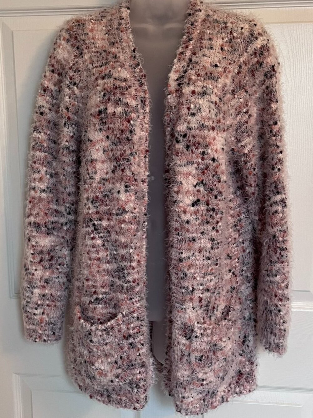 Torrid Space Dye Fuzzy Popcorn Eyelash Knit Cardigan Sweater XL / 0X